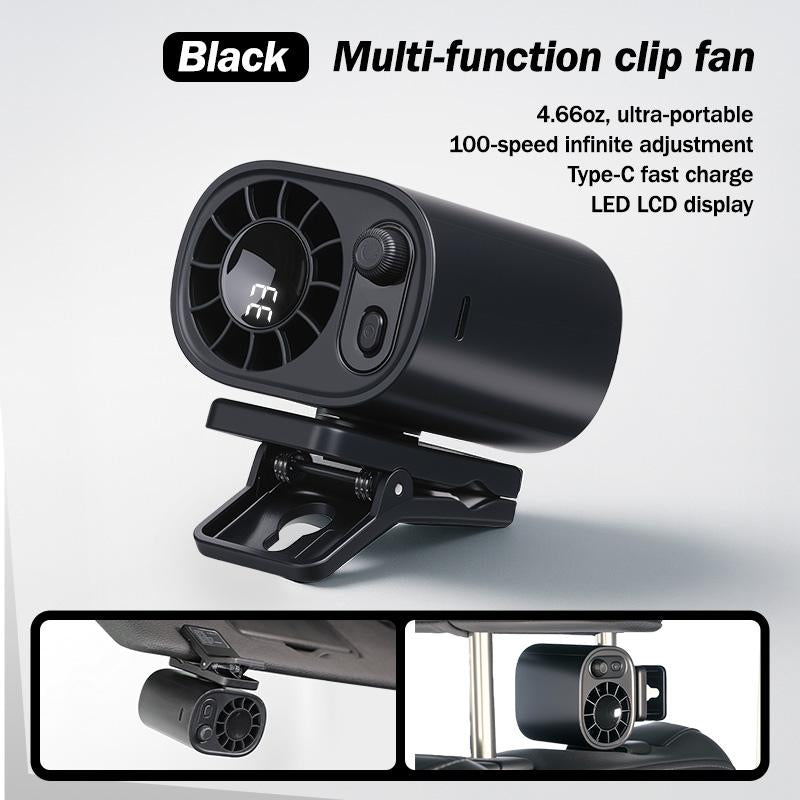 Car Clip-On Fan