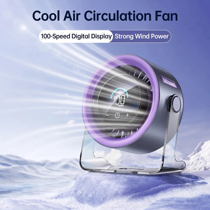 Digital Display Desktop Fan